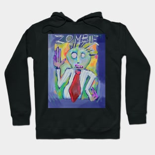 Zombie Business Man Hoodie